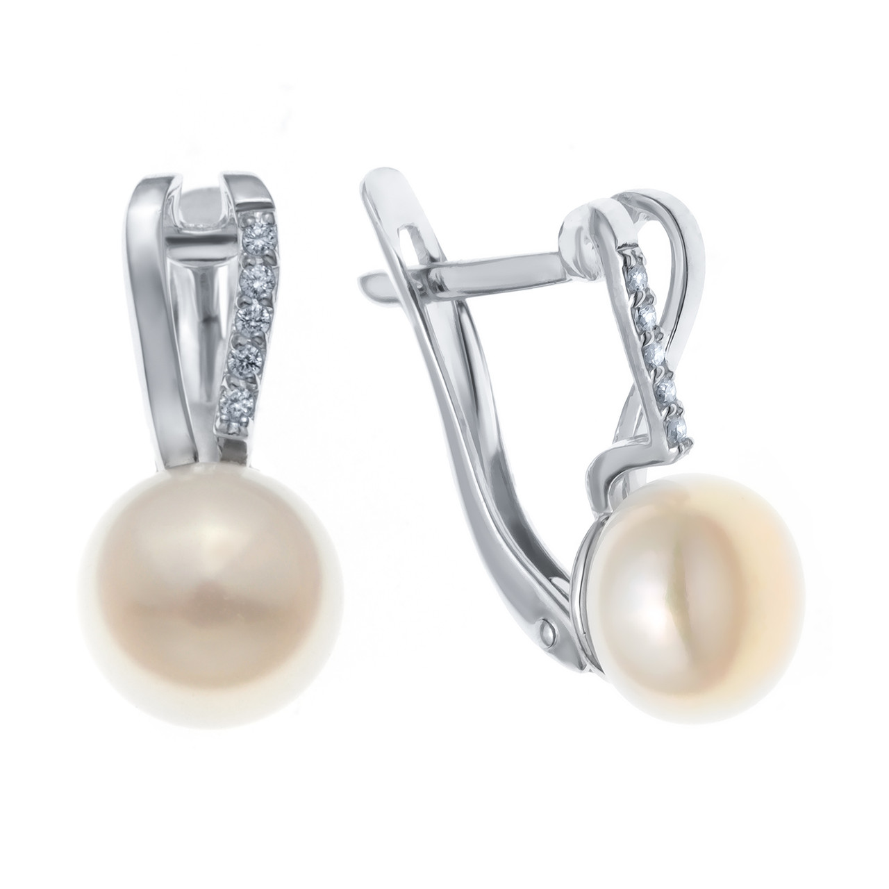 Серьги из серебра с фианитом Teosa 290-5-422Р