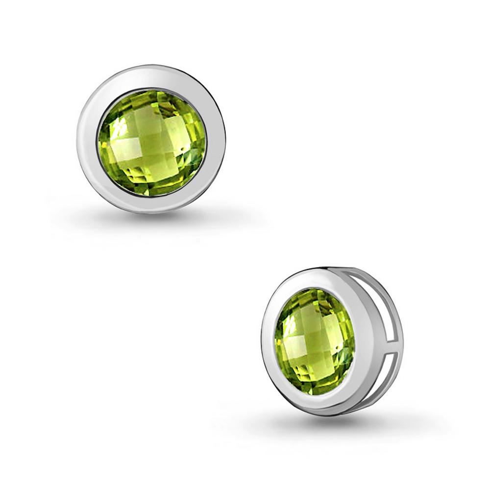 Серебряная подвеска с стеклом Aquamarine 23512101П