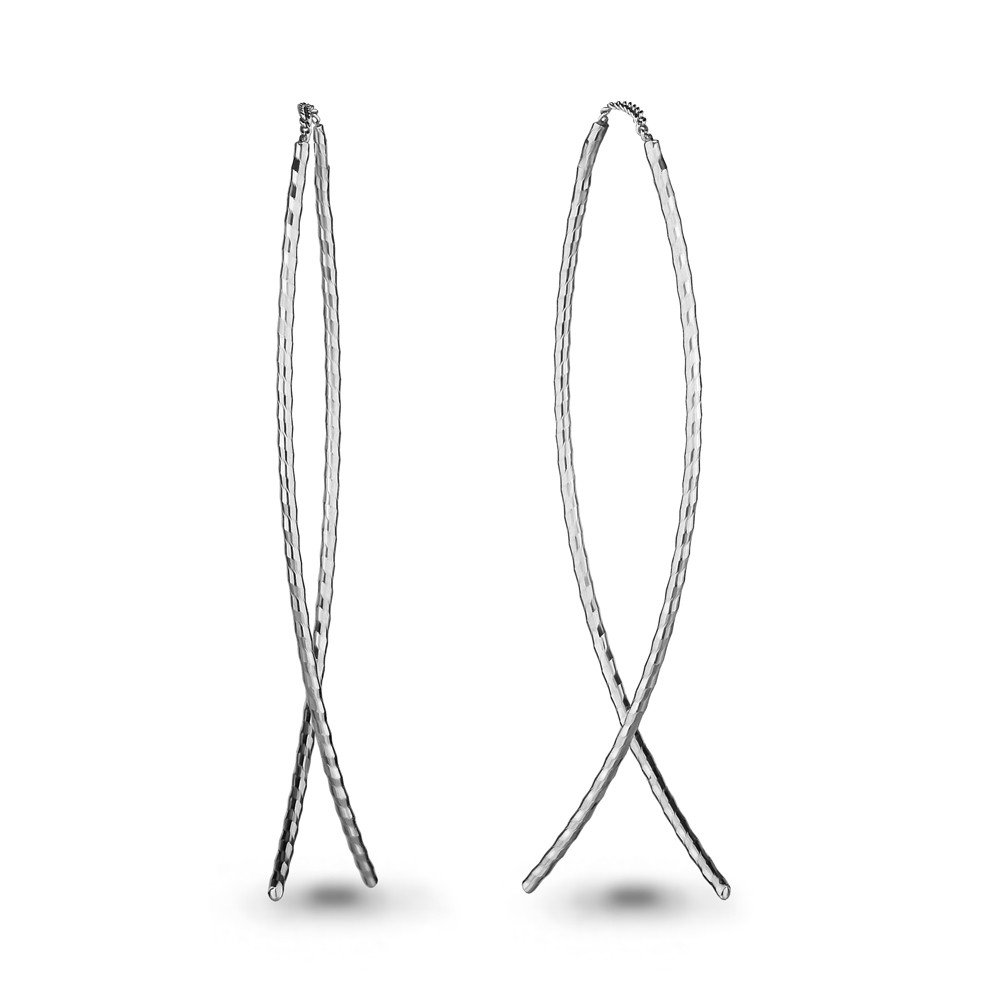 Серьги из серебра Aquamarine 31174