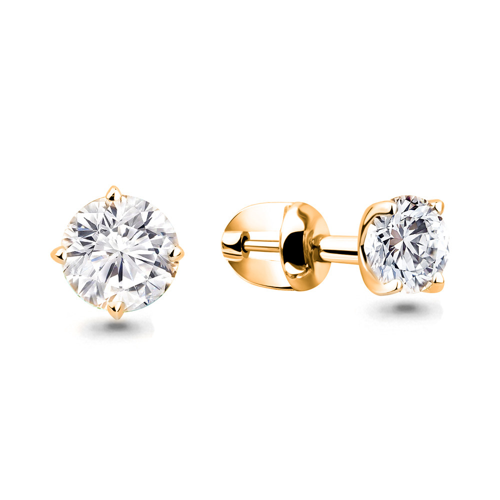 Серебряные серьги с фианитом Aquamarine 46043#