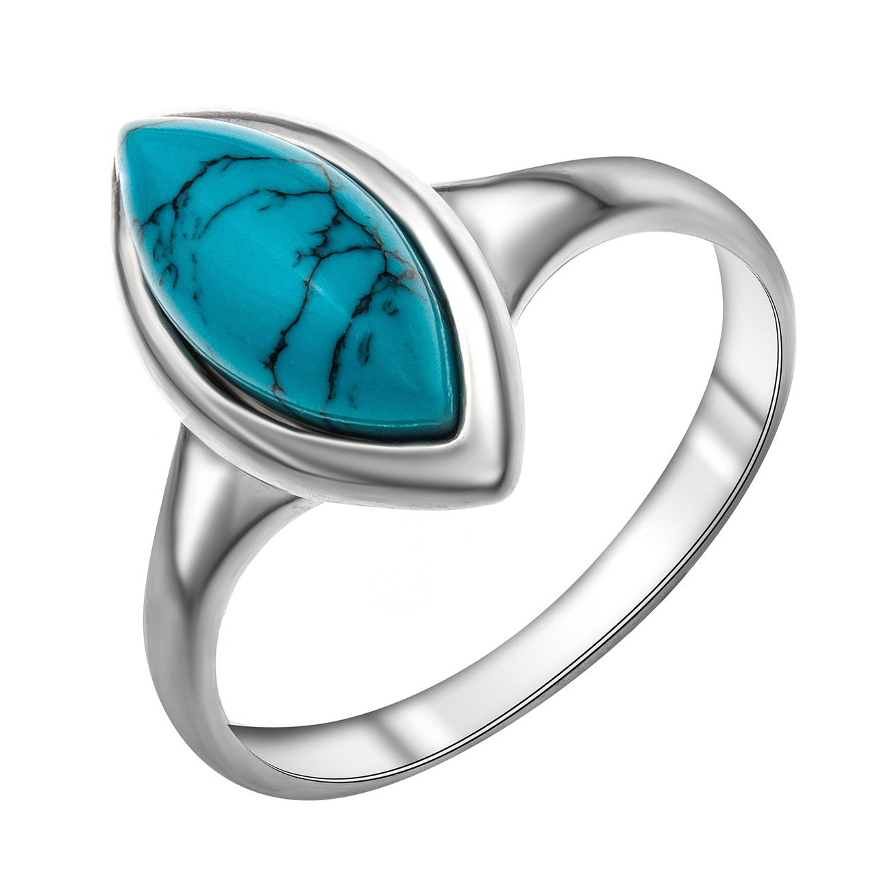 Кольцо из серебра с бирюзой синт. Darvin 18,5 920071073aa