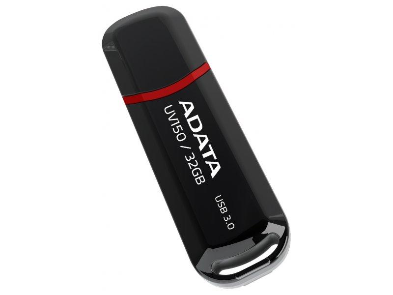 ADATA AUV150-32G-RBK USB флеш-накопитель DashDrive UFD 3.0, UV150, 32GB, Black - фото 1 - id-p20781115