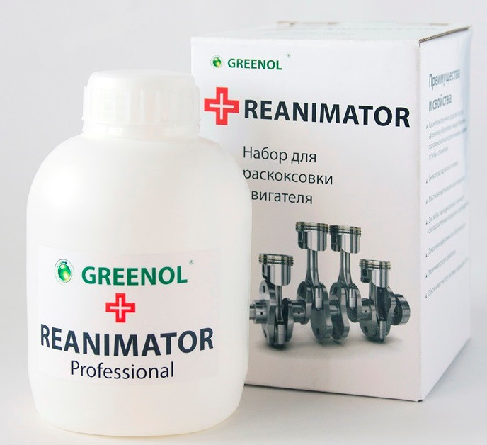 Набор для раскоксовки колец двигателя GREENOL REANIMATOR Professional  450мл.