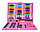 Набор для рисования Art Set 150 piece фломастеры мелки карандаши краски розовый, фото 4