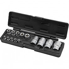 Набор головок TORX, 14 предметов, Stels 1/4, 3/8, 1/2