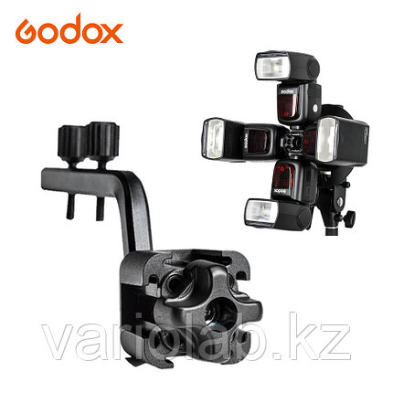 Godox S-FA адаптер для установки до 4 накамерных вспышек, фото 2