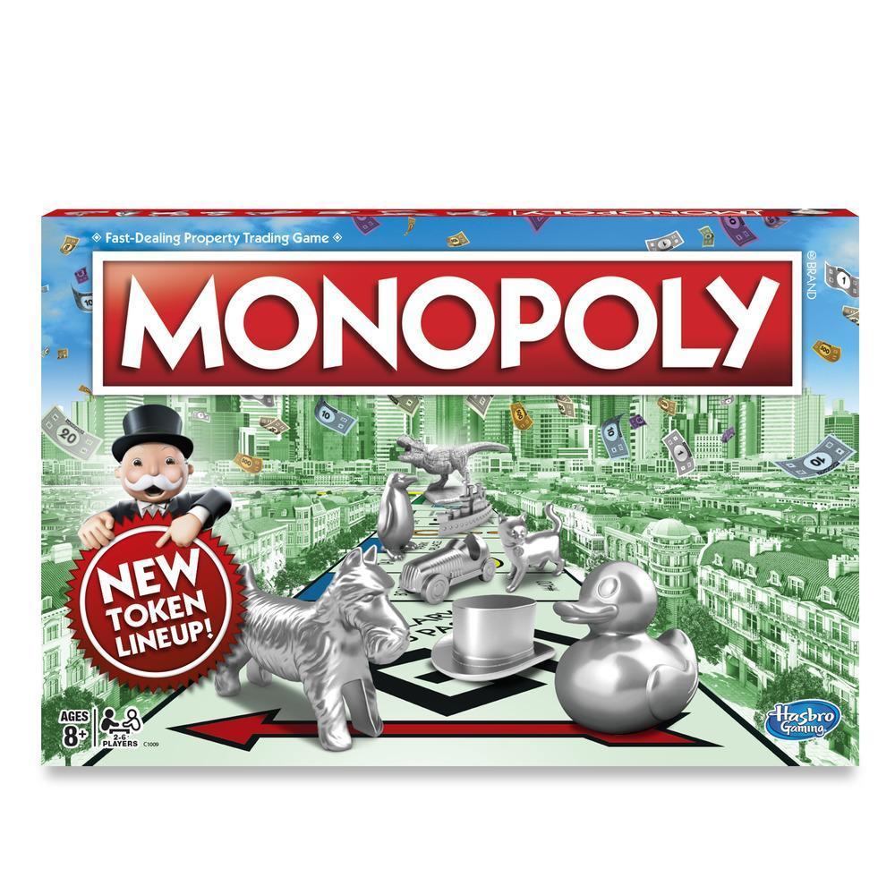 Монополия базовая. Настольная экономическая игра. Хасбро