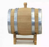 Бочка дубовая 5 литров без обжига.