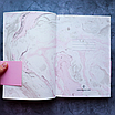 Ежедневник недатированный А5, 136 листов Powder pink foil, искусственная кожа, фото 2