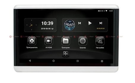 Монитор на подголовники для задних пассажиров Android, фото 2
