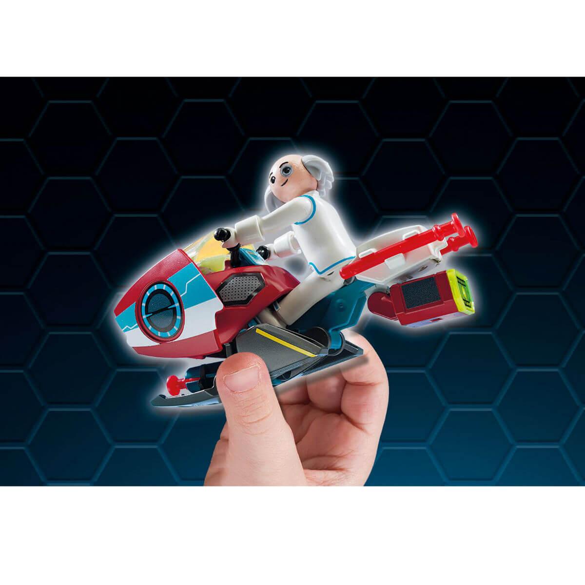 Конструктор Playmobil Супер4: Скайджет с Доктором Х и Робот