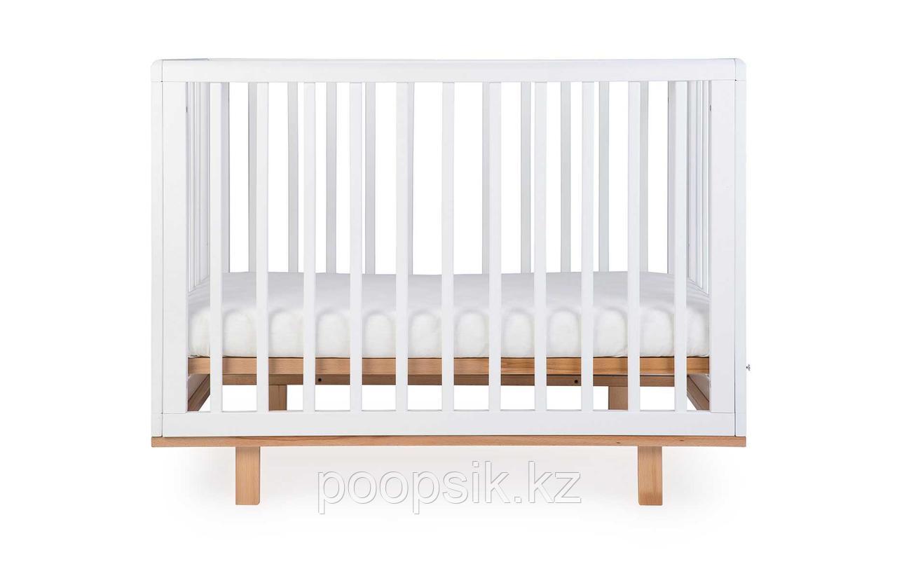 Кроватка детская Happy Baby "MIRRA" белая, от 0 до 3 лет