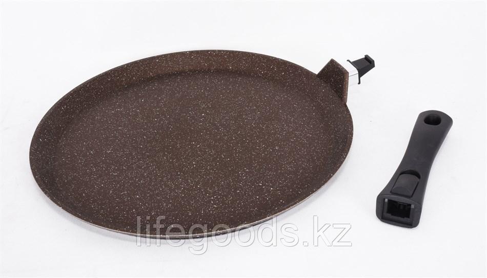 Сковорода-лавашница 35 см кофейный мрамор слмк352а - фото 2 - id-p71152858