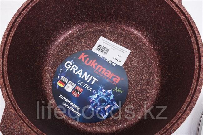 Кастрюля-жаровня 4л со стеклянной крышкой, АП линия "Granit Ultra" (Red) жга41а - фото 7 - id-p71153179