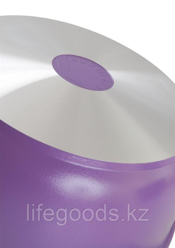 Кастрюля-жаровня 3л с декоративным покрытием(фиолетовый), со стеклянной крышкой ж31дф - фото 3 - id-p71153212