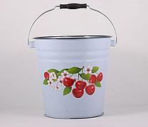 Ведро 12 л. без крышки. ЦВЕТУЩАЯ ВИШНЯ С-1124/4Рб