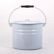 Ведро 9,0 л. цельноштампованное с крышкой С-1221Ц/Рб