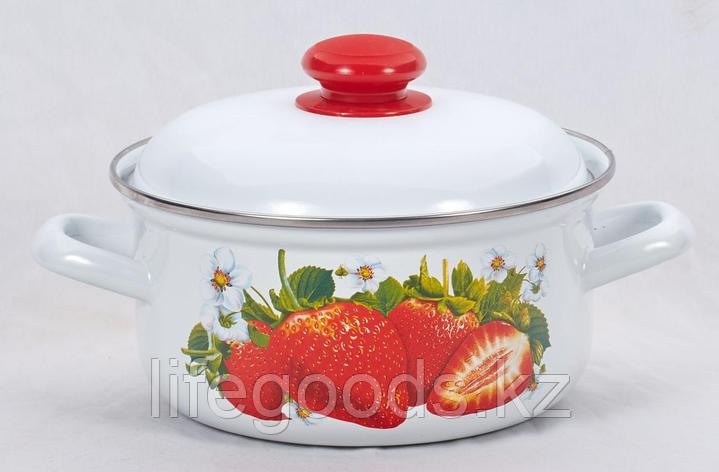Кастрюля низкая цилиндрическая 2.0 л. СОЧНАЯ КЛУБНИКА С-1510АП/4, фото 2