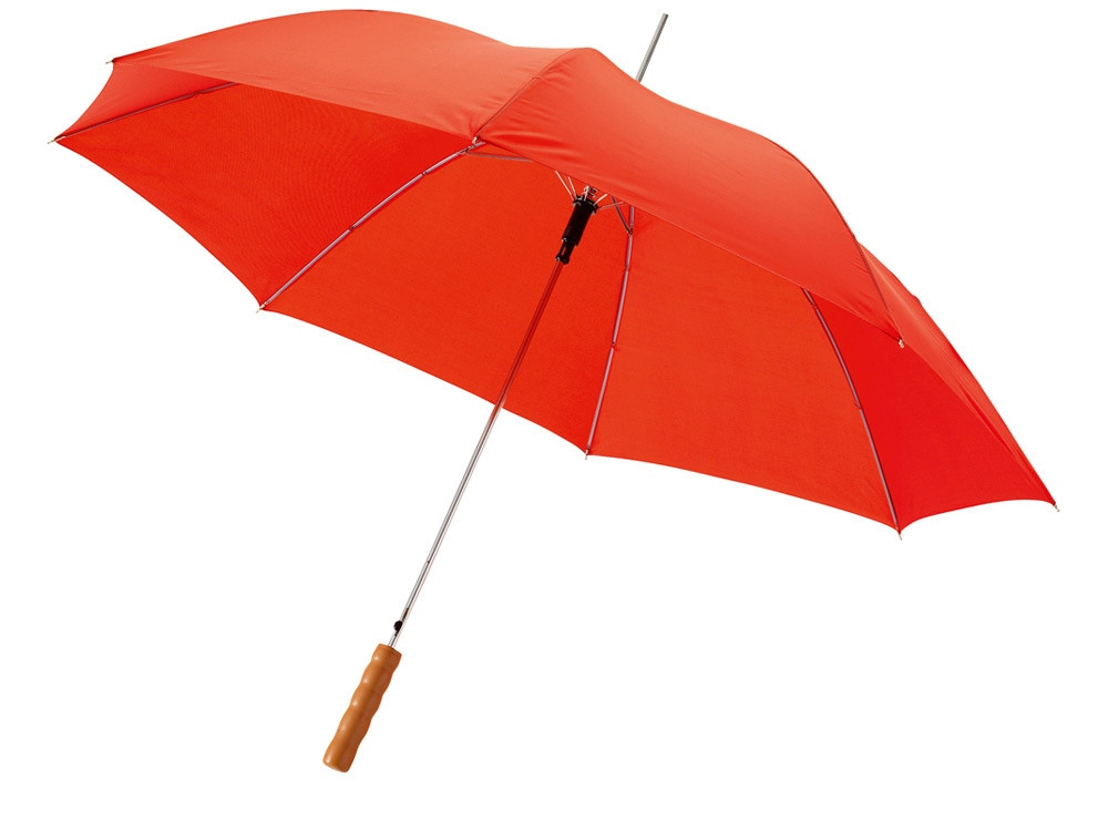 Зонт-трость Lisa полуавтомат 23, красный (Р) - фото 1 - id-p71167619