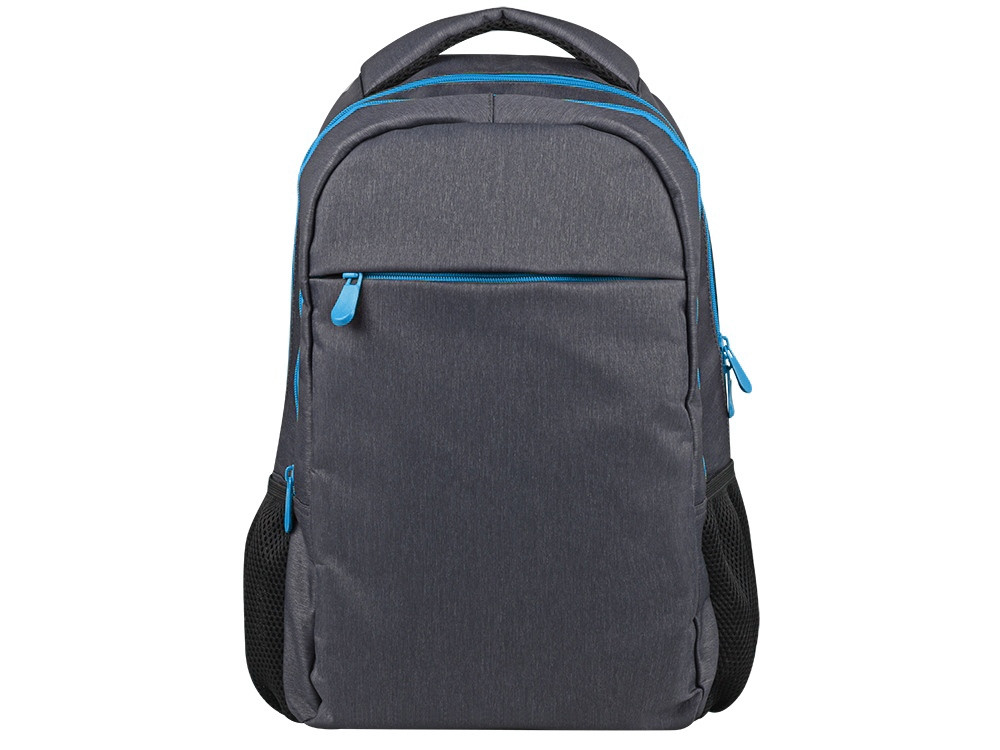Рюкзак Metropolitan, серый с голубой молнией - фото 4 - id-p71167680