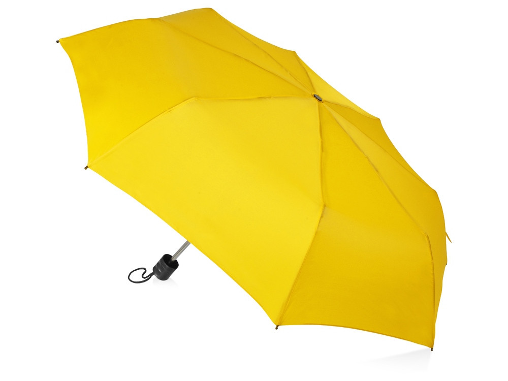 Зонт складной Columbus, механический, 3 сложения, с чехлом, желтый - фото 2 - id-p71167691