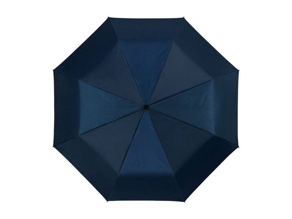 Зонт Alex трехсекционный автоматический 21,5, темно-синий/серебристый (Р) - фото 2 - id-p71167697