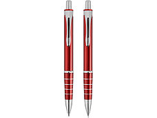 Набор Celebrity Райт: ручка шариковая, карандаш в футляре красный, фото 3
