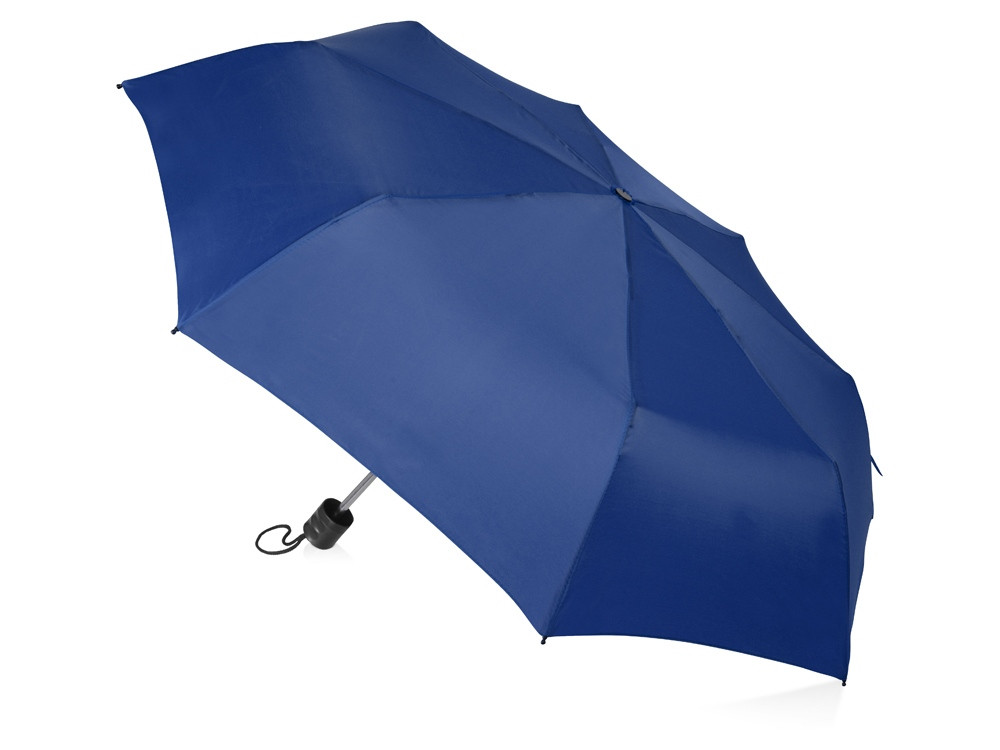 Зонт складной Columbus, механический, 3 сложения, с чехлом, кл. синий (Р) - фото 2 - id-p71167946
