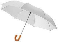 Зонт складной Jehan, полуавтомат 23, серебристый (Р)