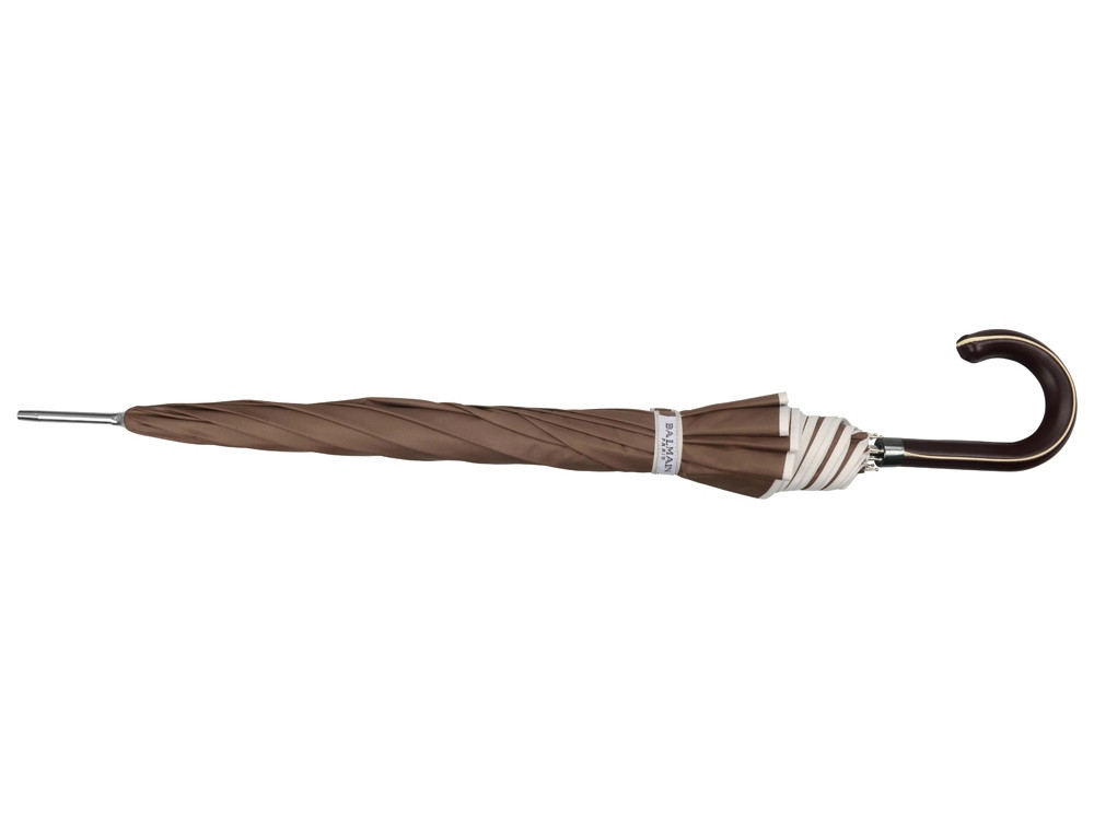Зонт-трость Ривер, механический 23, коричневый (Р) - фото 5 - id-p71167955