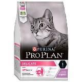Pro Plan Deliсate 1,5кг Индейка Сухой корм для взрослых кошек с чувствительным пищеварением