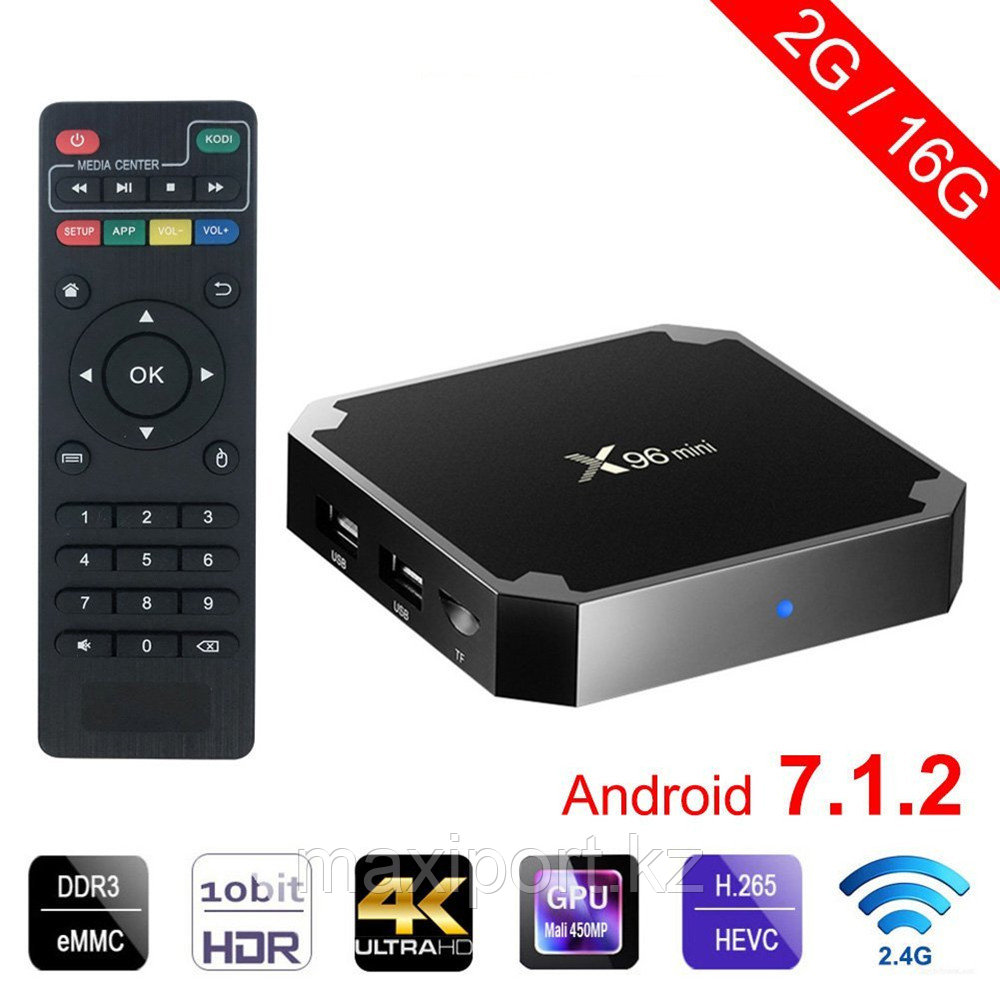 Smart Tv Box X96Mini 2gb/16gb - фото 1 - id-p71170899