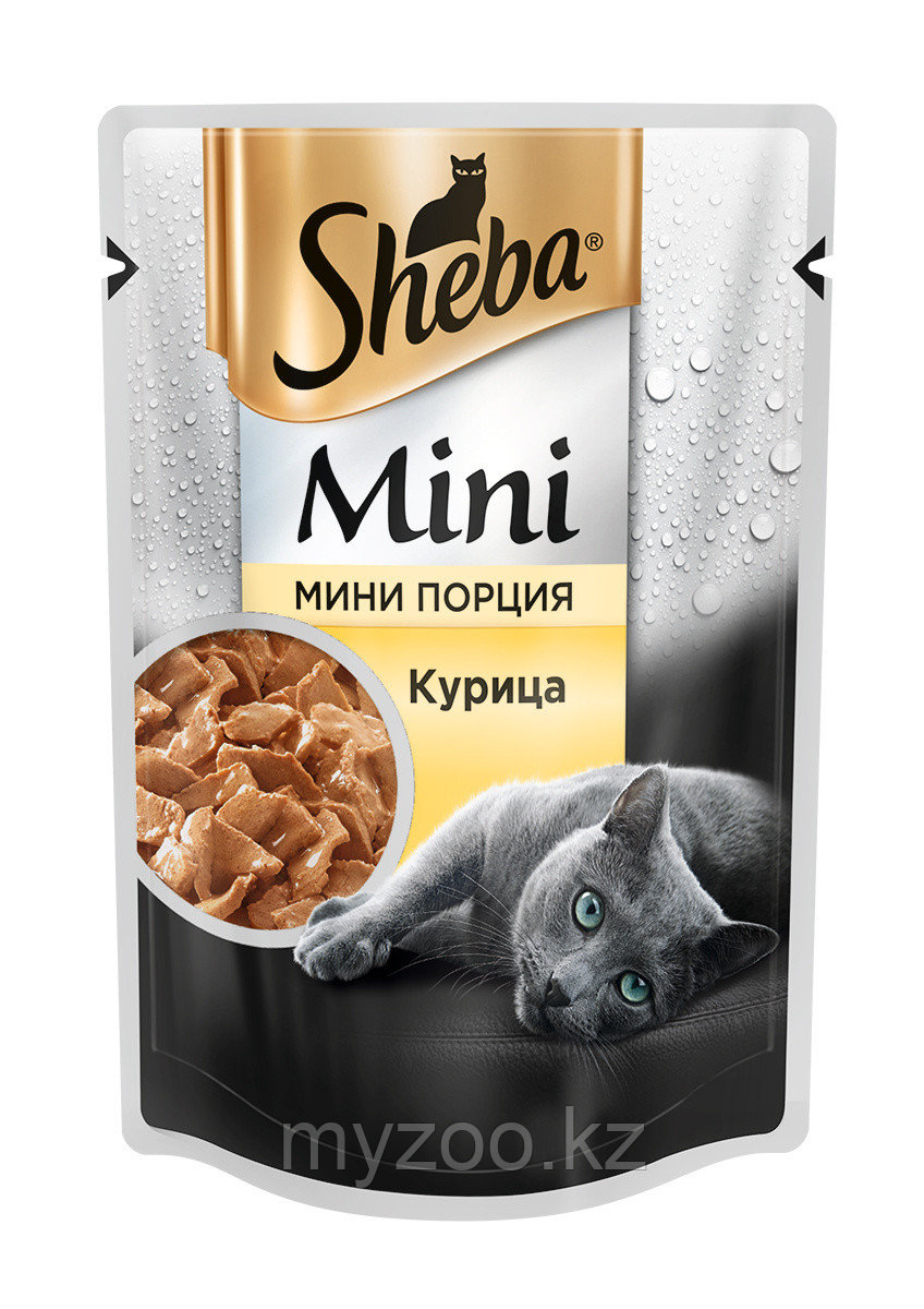 Sheba mini с курицей, 50 гр. | Шеба мини влажный корм для кошек |