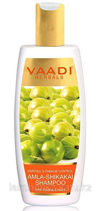 Шампунь против выпадения волос Амла &Шикакай Ваади/ Vaadi Herbals Amla Shikakai Shampoo. 350ml