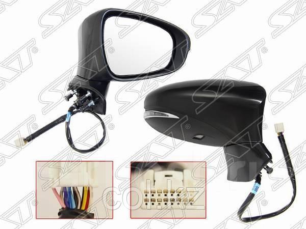 Зеркало LEXUS ES250/350 12- RH складное, обогрев, поворотник память 11 конт (пр-во Тайвань)