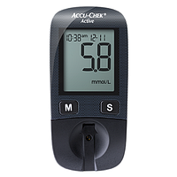 Accu-Chek Active экспресс анализатор глюкометр портативный для определения уровня сахара в крови