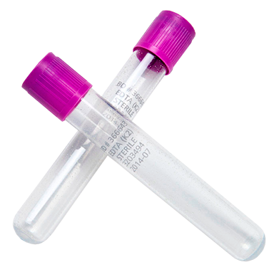 Мини-пробирка для забора крови полипропиленовая с ЭДТА К2 0,5 мл без капилляра - фото 1 - id-p61513237