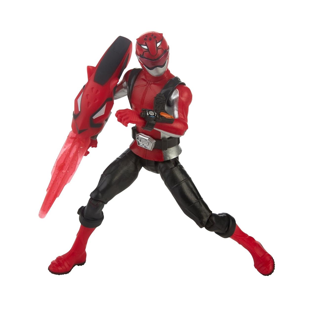 Hasbro Могучие рейнджеры. Фигурка Красный Рейнджер с боевым ключом (15 см)