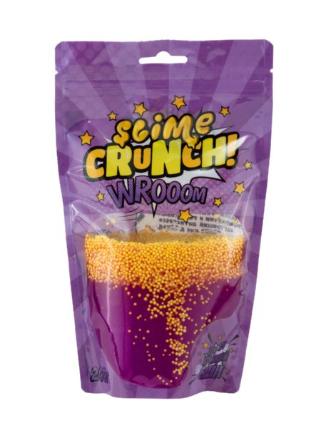 Жвачка для рук Crunch-Slime Хрустящий слайм "WROOM " с ароматом фейхоа, 200 гр.
