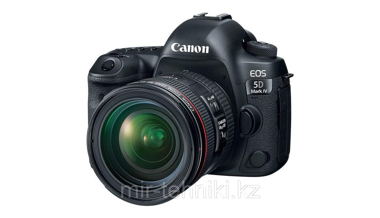 Фотоаппарат Canon EOS 5D MARK IV KIT EF 24-105MM F4 L IS II USM + Батарейный блок - фото 1 - id-p71180672