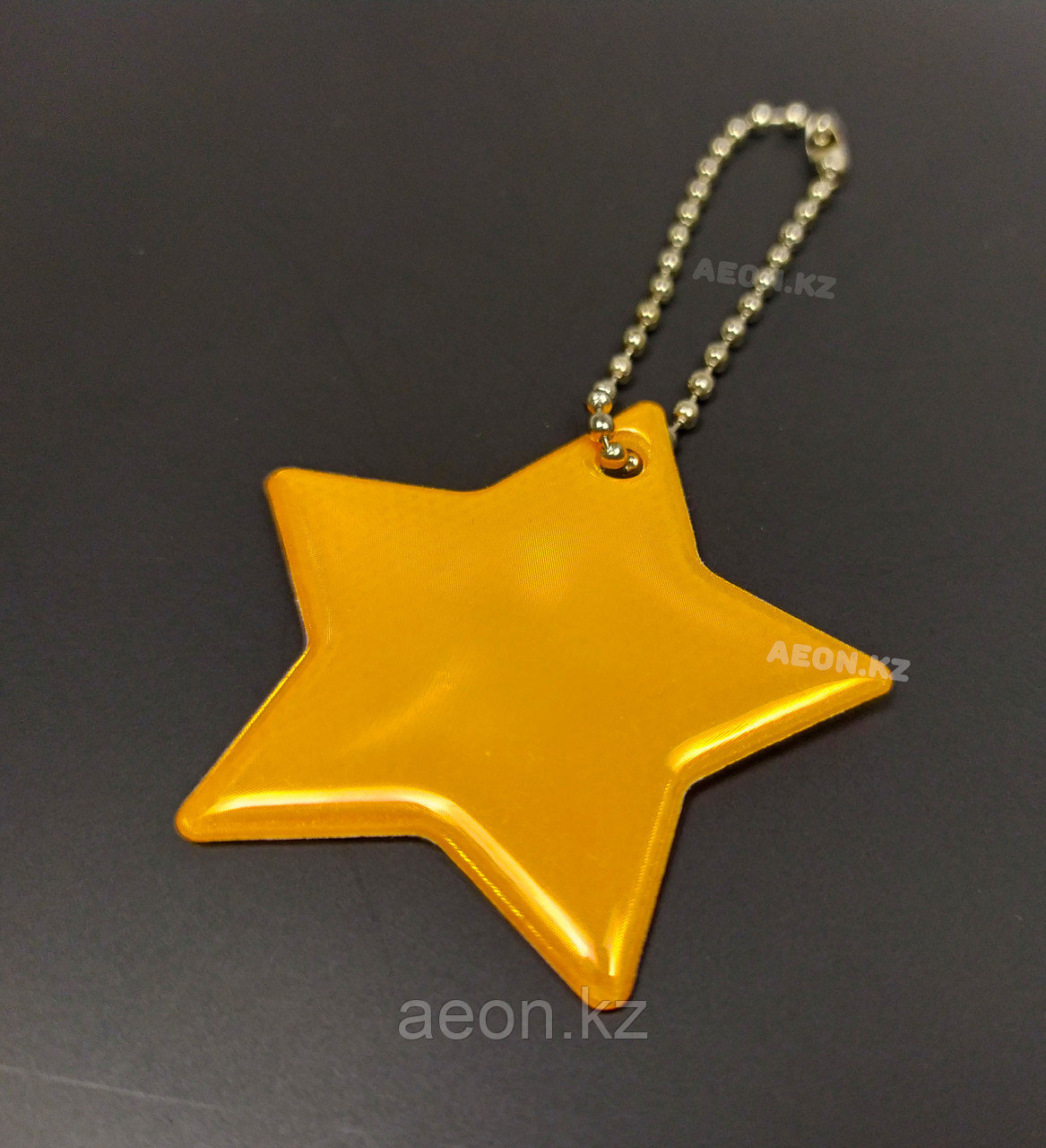 Брелок светоотражающий (Звезда оранжевая) - фото 1 - id-p71181252