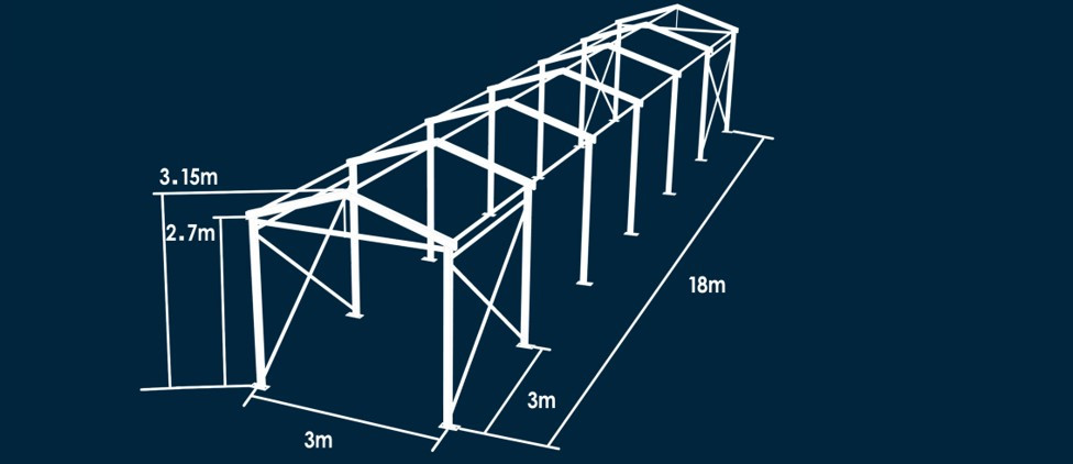 Классические двухскатные алюминиевые шатры 3х6м (Любые размеры!!!) - фото 2 - id-p71181296