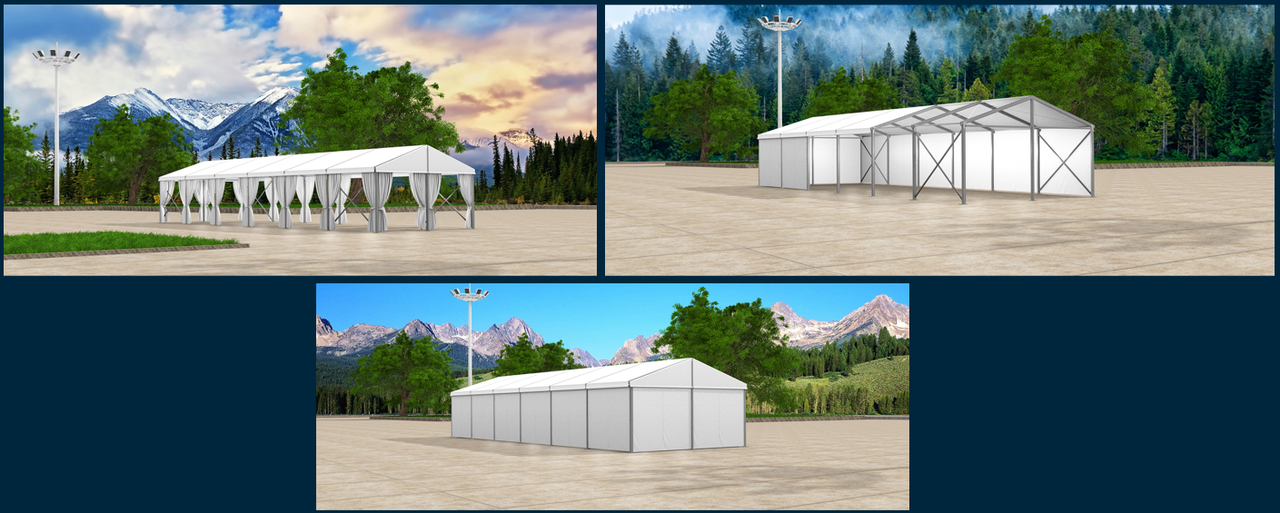 Классические двухскатные алюминиевые шатры 3х6м (Любые размеры!!!) - фото 10 - id-p71181296