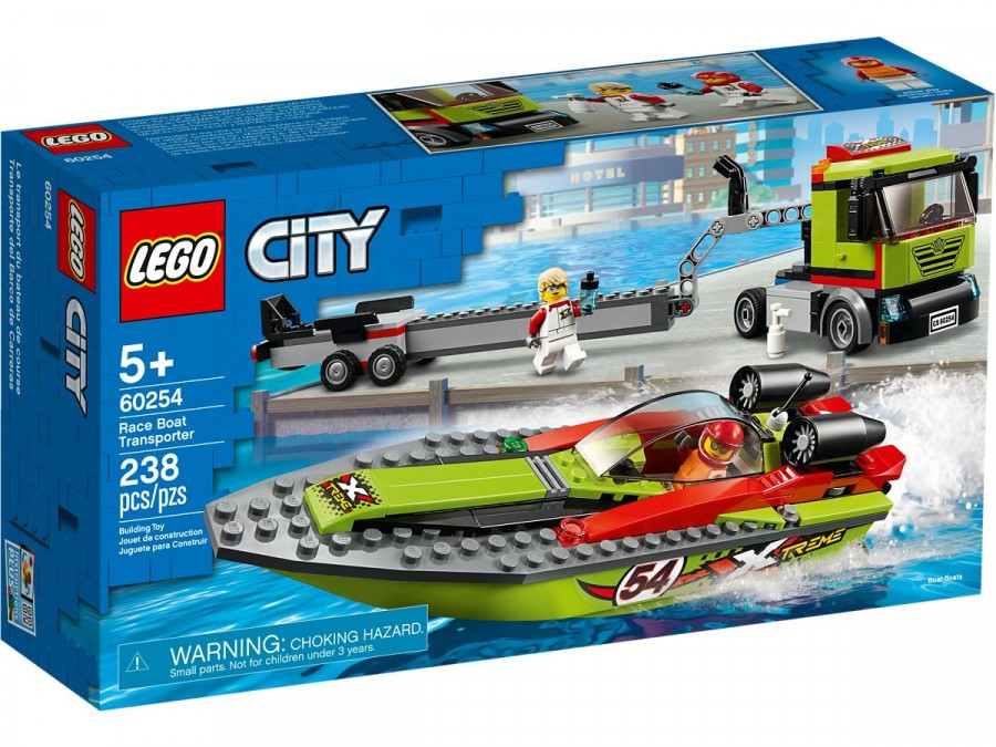 60254 Lego City Транспортировщик скоростных катеров, Лего Город Сити - фото 1 - id-p71180576