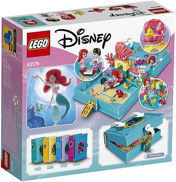 43176 Lego Disney Princess Книга сказочных приключений Ариэль, Лего Принцессы Дисней - фото 2 - id-p71180591
