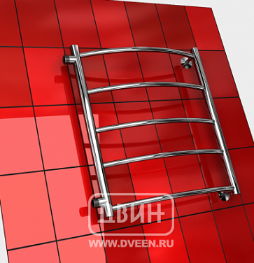 ДВИН Полотенцесушитель  T 50/50 1"-1/2" выход 1" Водяной (К2)