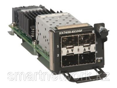 4-портовый модуль SFP / SFP + 1/10 GbE Brocade ICX 7450 для стекирования