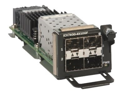 4-портовый модуль SFP / SFP + 1/10 GbE Brocade ICX 7450 для стекирования - фото 1 - id-p71195710