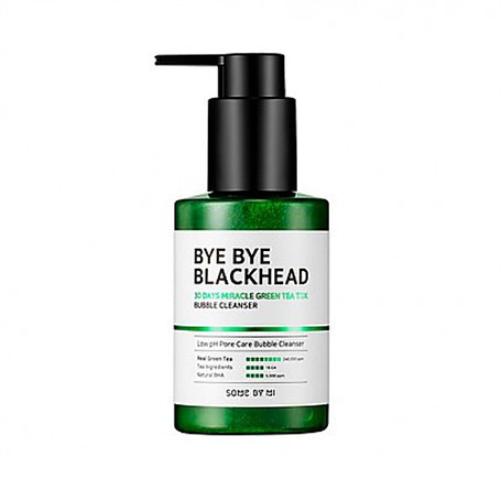 Маска-пенка от чёрных точек BYE BYE BLACKHEAD 30 Days Miracle Green TeaTox Bubble Cleanser, фото 2