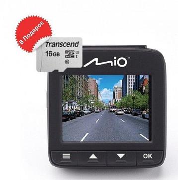 Видеорегистратор автомобильный Mio MiVue 600 + microSD 16 Gb, фото 2